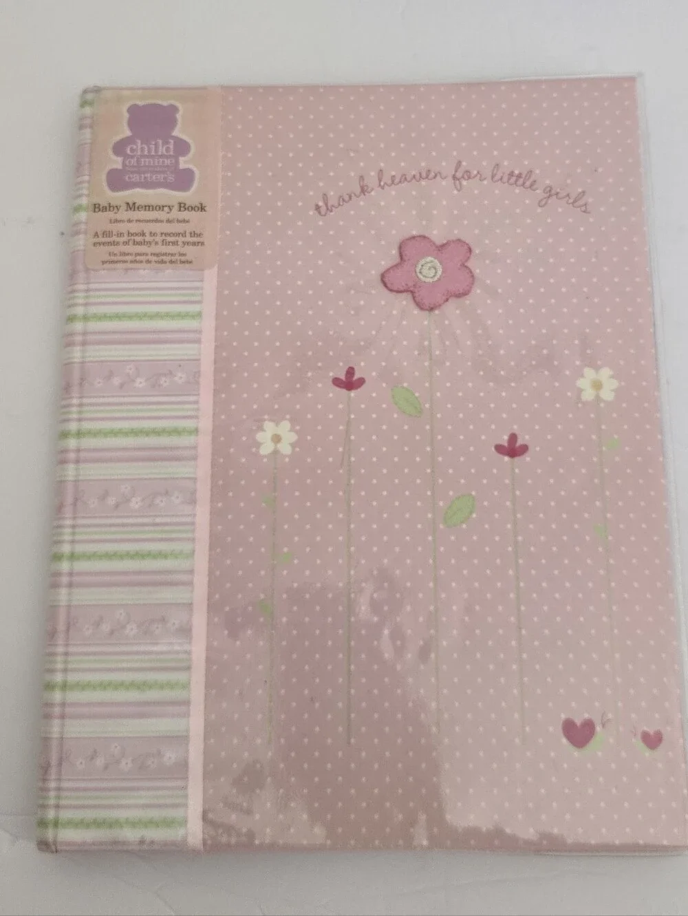 new y2k CHILD Of MINE Carter’s Baby SCRAPBOOK Memory Book Album Thank Heaven